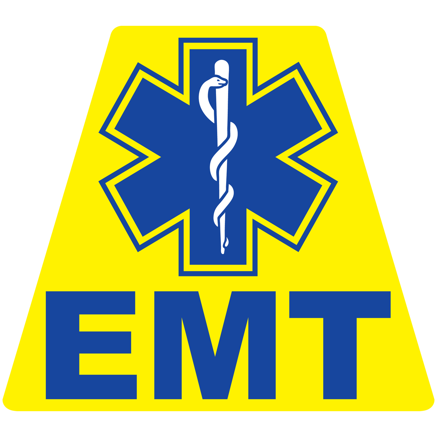 Solid Color EMT + SOL Helmet Tetrahedron Reflective Decals