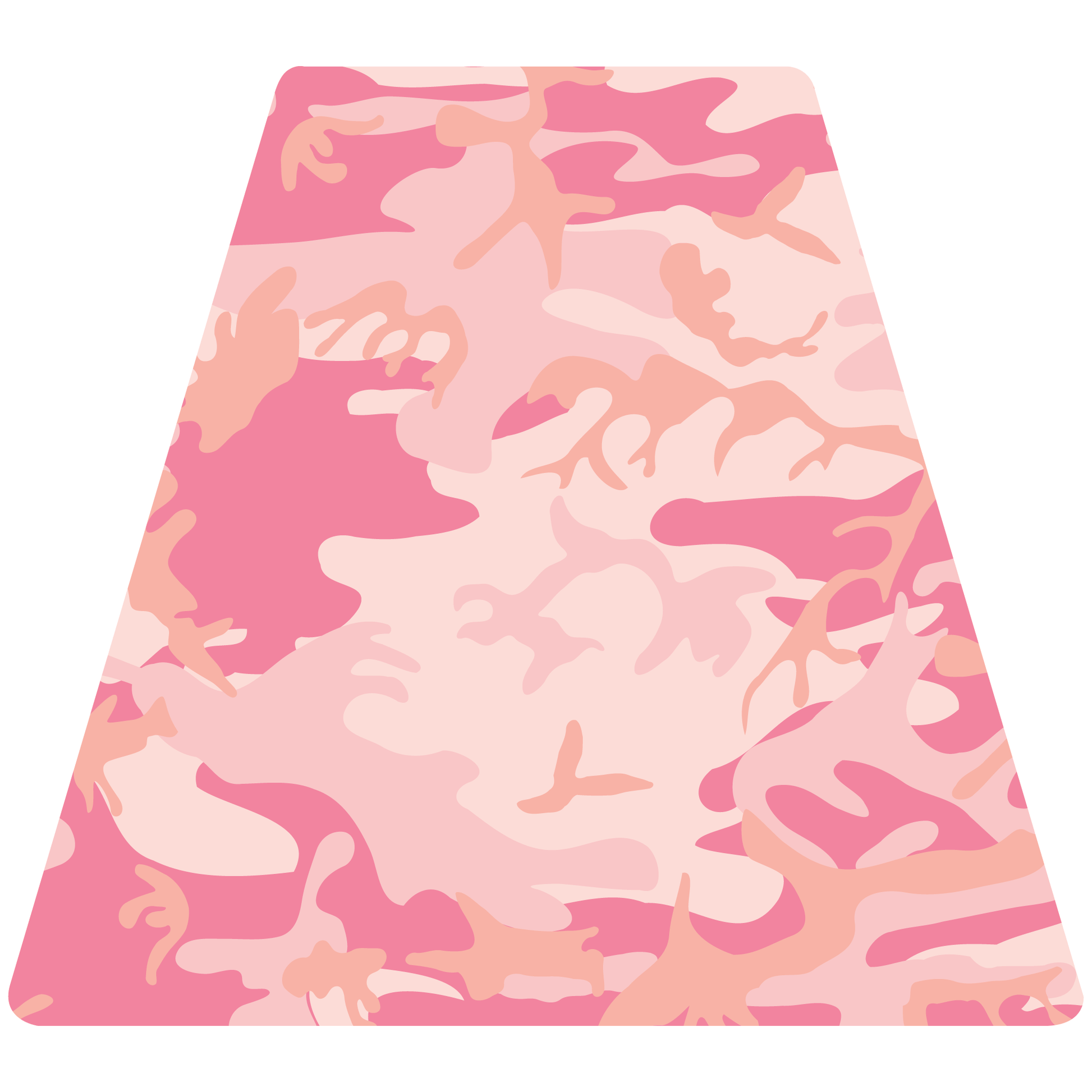 Pink Woodland Camouflage Helmet Tetrahedron Reflective Vinyl Decals