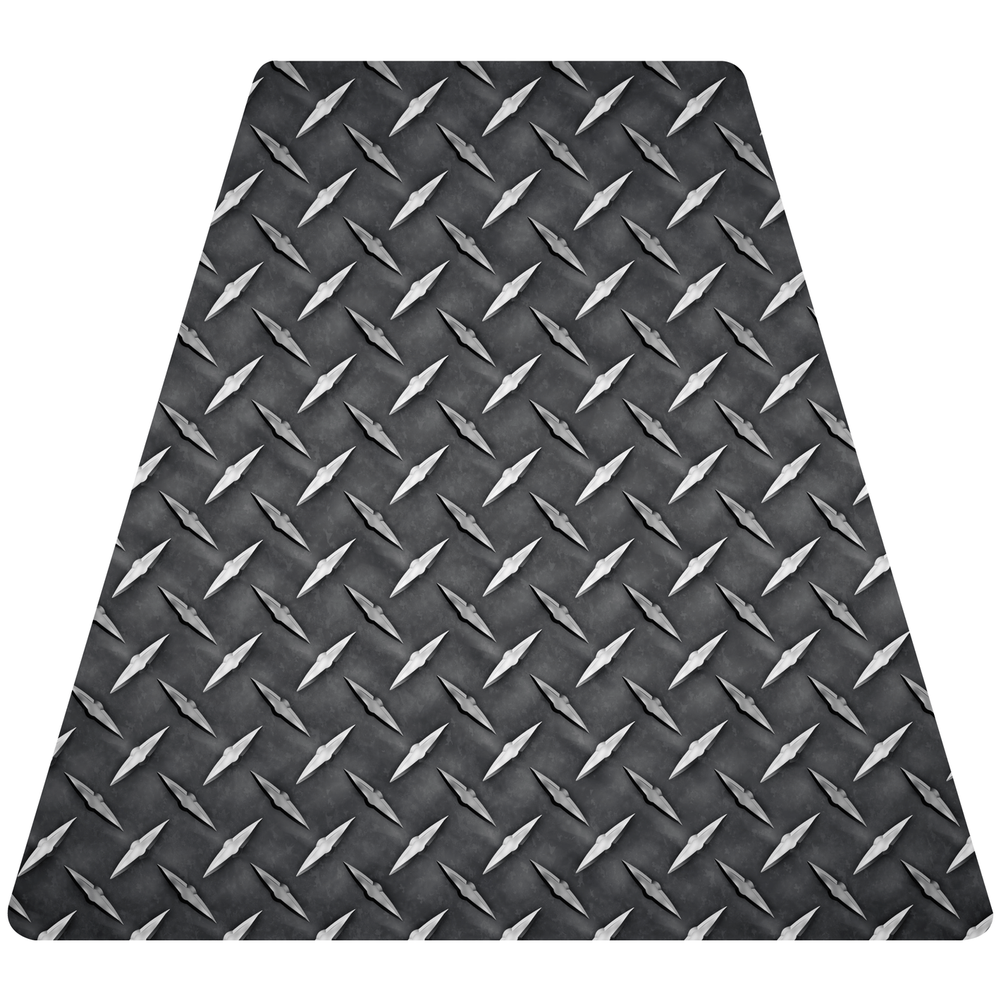 Diamond Plate Helmet Tetrahedron Reflective Decals - Fire Safety Decals