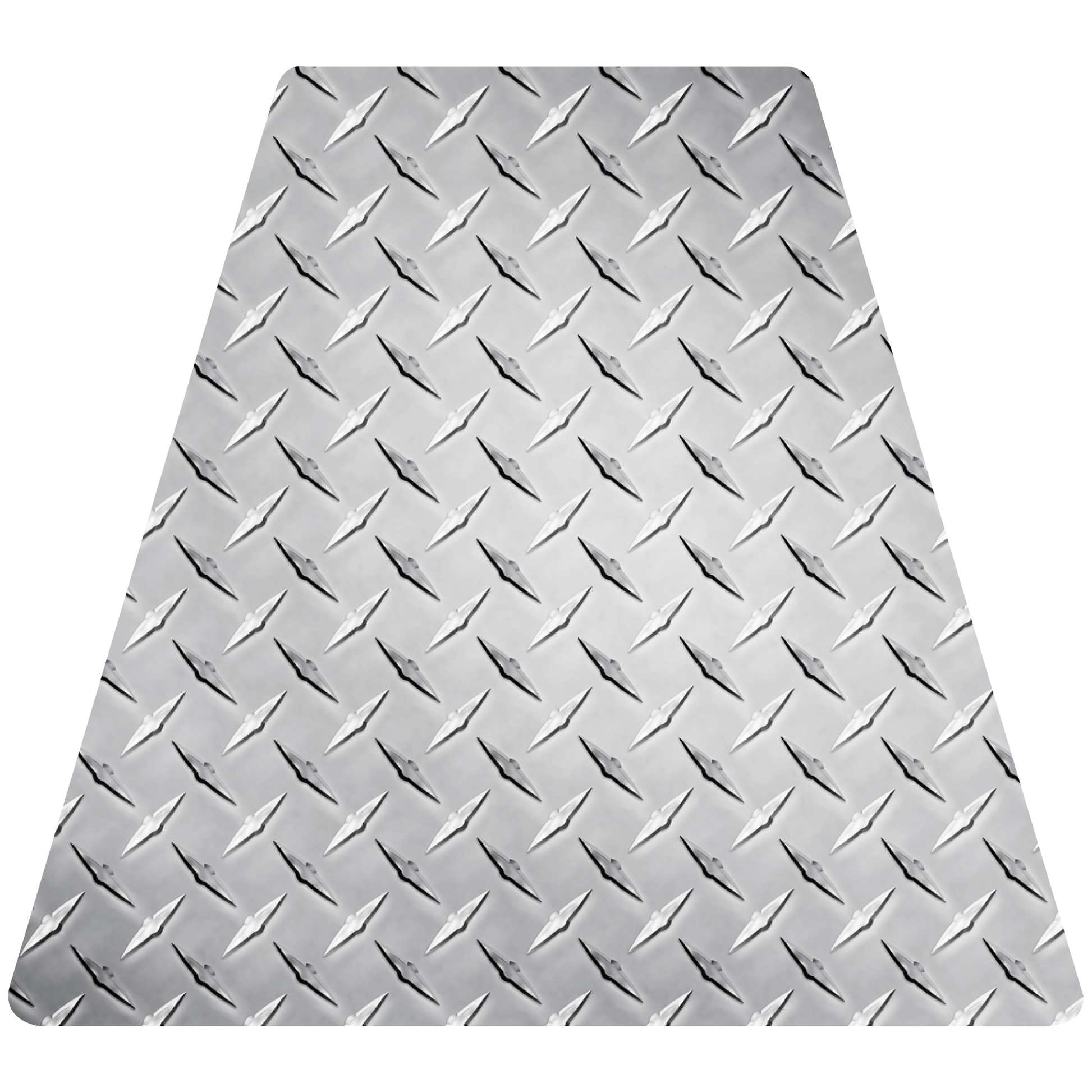 Diamond Plate Helmet Tetrahedron Reflective Decals - Fire Safety Decals