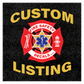 Custom Bridgeville Gold Leaf Helmet Fronts