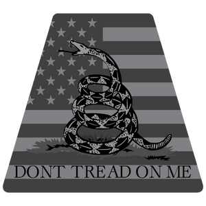 Gadsden Flag Tetrahedron Reflective Decals