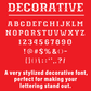 Reflective 3-D Specialty Styles Letters and Numbers Decals