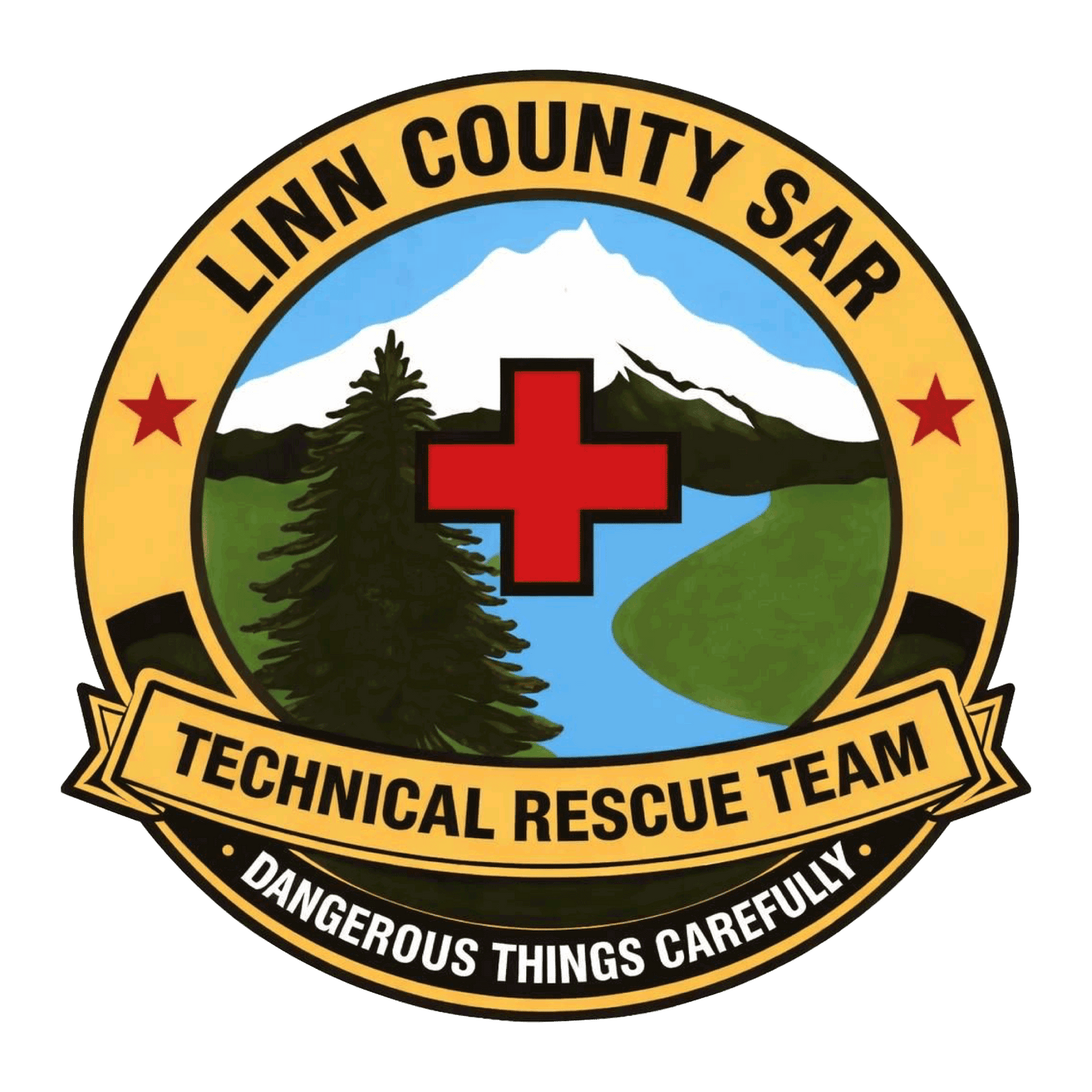 Linn County Sheriff SAR Tech Rescue Reflective Decals