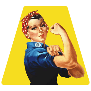 Rosie The Riveter Tetrahedron Reflective Decals