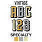 Reflective 3-D Specialty Styles Letters and Numbers Decals