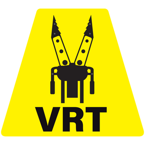 VRT Solid Color Helmet Tetrahedron Reflective Decals
