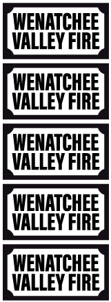 Custom Equipment Marker #2 SET - Wenatchee VFD