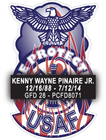 Custom Listing for Ken P. - USAF Commemorative KWP Badge Decals