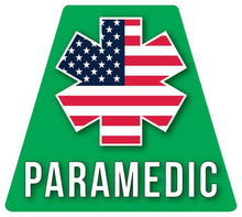 Load image into Gallery viewer, Reflective PARAMEDIC Standard American Flag Tetrahedron