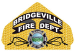 Custom Bridgeville Gold Leaf Helmet Front Decal