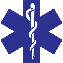 Load image into Gallery viewer, Standard Blue Star Of Life Decals