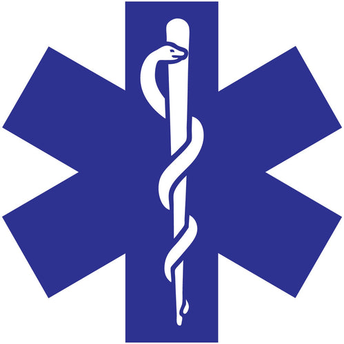 Standard Blue Star Of Life Decals