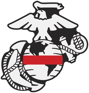 Thin Line USMC EGA Decals - Thin Red Line