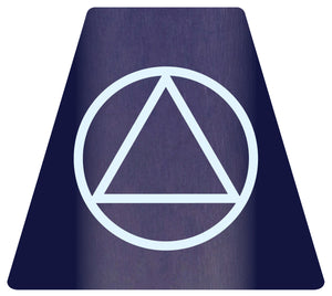 AA Big Book Tetrahedron Reflective Decals