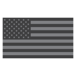 Sassy Stickers Subdued US Flag Reflective Decal - Thin Blue Line, 4" X 2.5", Peel & Stick, For Car, Truck, Laptop