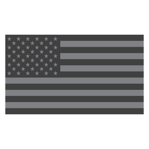 Subdued American Flag Reflective Decal