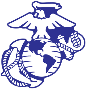 USMC Eagle Globe Anchor Reflective Decals