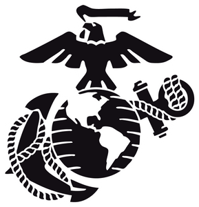 USMC Eagle Globe Anchor Reflective Decals
