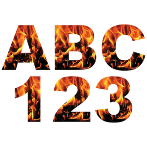 Reflective Letters and Numbers – Fire Safety Decals