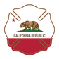 State Flag Maltese Cross Reflective Decals