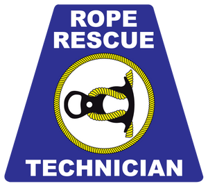 Rope Rescue Tech Helmet Tetrahedron Reflective Decals