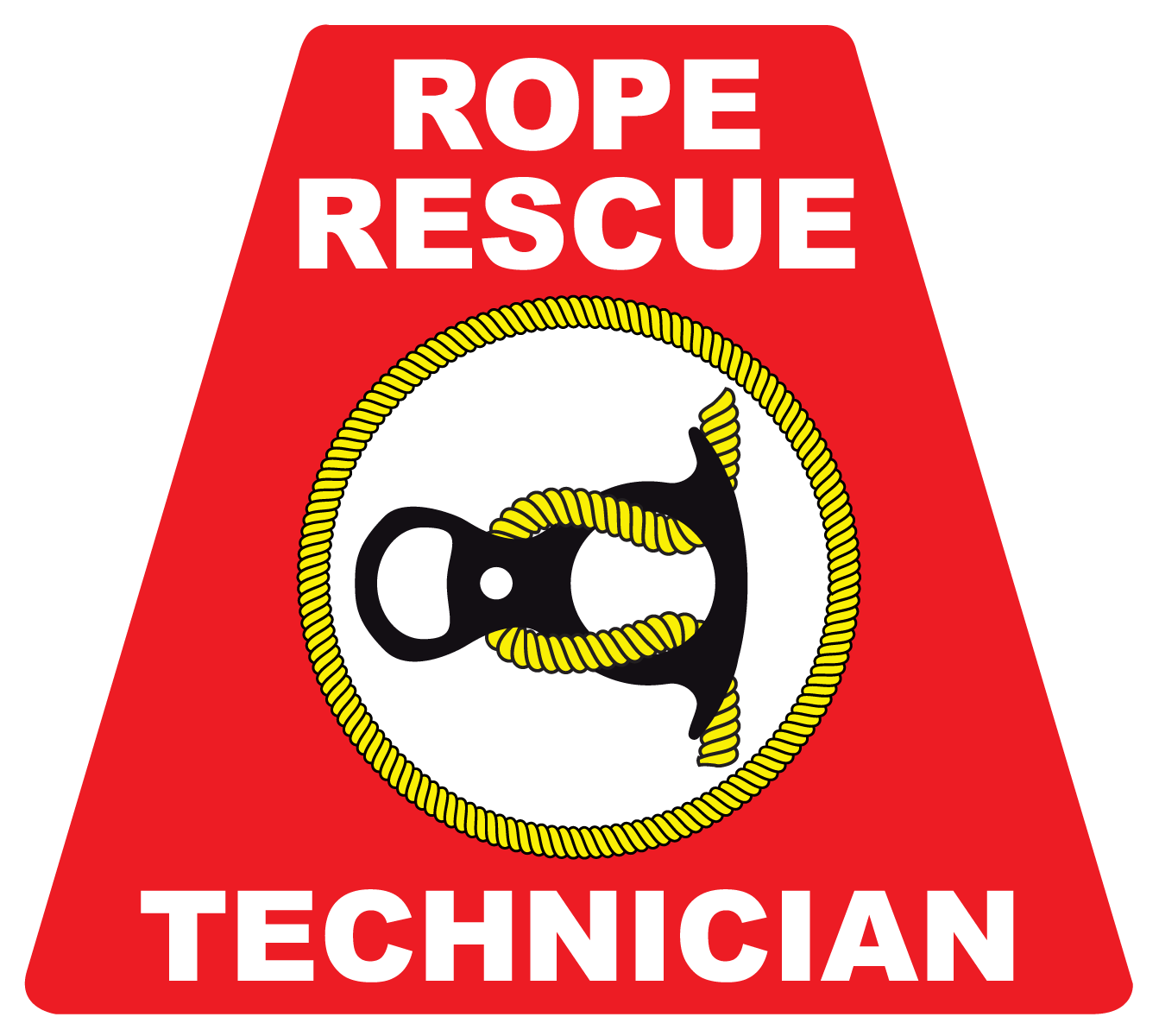 Rope Rescue Tech Helmet Tetrahedron Reflective Decals – Fire