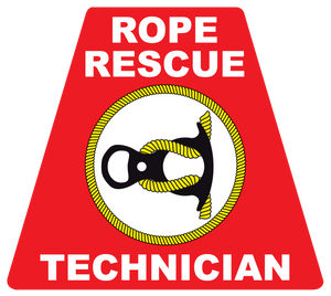 Rope Rescue Tech Helmet Tetrahedron Reflective Decals