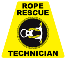 Load image into Gallery viewer, Rope Rescue Tech Helmet Tetrahedron Reflective Decals