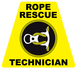 Rope Rescue Tech Helmet Tetrahedron Reflective Decals