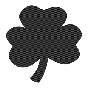 Carbon Fiber Shamrock Reflective Vinyl Decals