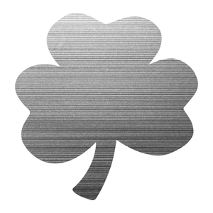 Metal Textures Lucky Shamrock Reflective Decals