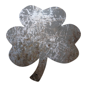 Metal Textures Lucky Shamrock Reflective Decals