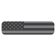 Load image into Gallery viewer, Reflective Vinyl Firefighter Helmet Trim Stripe Marker Decals, Subdued USA Flag Background