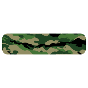 Green Woodland Camouflage Helmet Stripe Marker Reflective Vinyl Decals