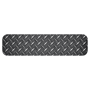 Diamond Plate Helmet Trim Stripe Markers - Fire Safety Decals