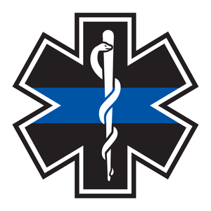 Thin Blue Line Star Of Life Reflective Decals