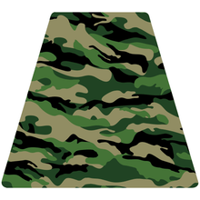 Load image into Gallery viewer, Green Woodland Camouflage Helmet Tetrahedron Reflective Vinyl Decals