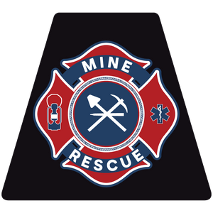 Mine Rescue Reflective Helmet Tetrahedron