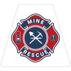 Mine Rescue Reflective Helmet Tetrahedron