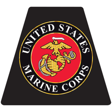 Load image into Gallery viewer, US Marine Corps Seal Helmet Tetrahedron Reflective Decals