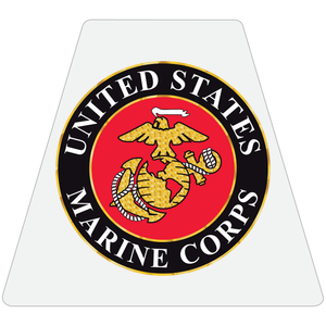 US Marine Corps Seal Helmet Tetrahedron Reflective Decals