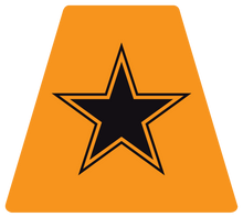 Load image into Gallery viewer, US Army Star Helmet Tetrahedron Reflective Decals
